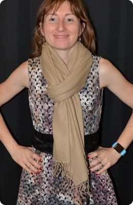Sunrise Pashmina 100% cashmere shawl, twill weave, tasseled fringe in Taos Taupe (#Tmt-134)